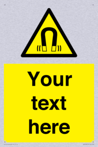 Custom Magnetic Field Sign